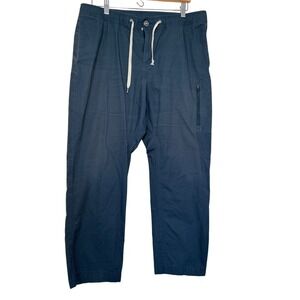 Vuori Mens XX Large Blue Teal Ripstop Elastic Waist Drawstring Jogger Pants V412